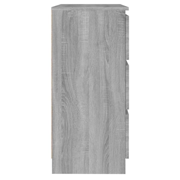 vidaXL Senkki harmaa Sonoma 60x35x76 cm tekninen puu