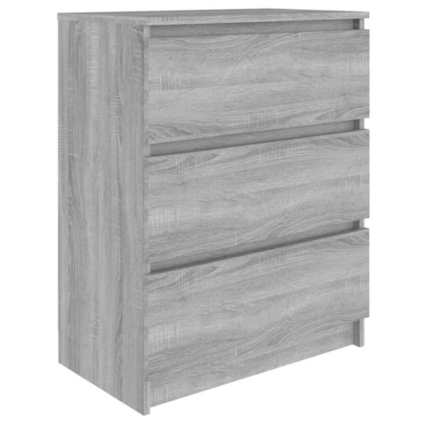 vidaXL Senkki harmaa Sonoma 60x35x76 cm tekninen puu
