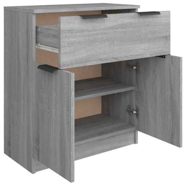 vidaXL skænk 60x30x70 cm konstrueret træ grå sonoma-eg