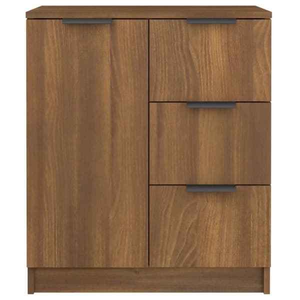 vidaXL Senkki ruskea tammi 60x30x70 cm tekninen puu