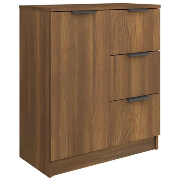 vidaXL Senkki ruskea tammi 60x30x70 cm tekninen puu