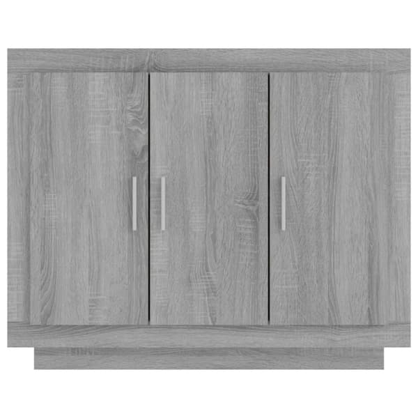 vidaXL skænk 92x35x75 cm konstrueret træ grå sonoma-eg