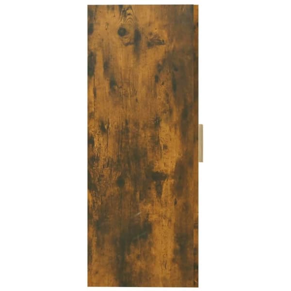 vidaXL vægskab 69,5x34x90 cm røget egetræsfarve