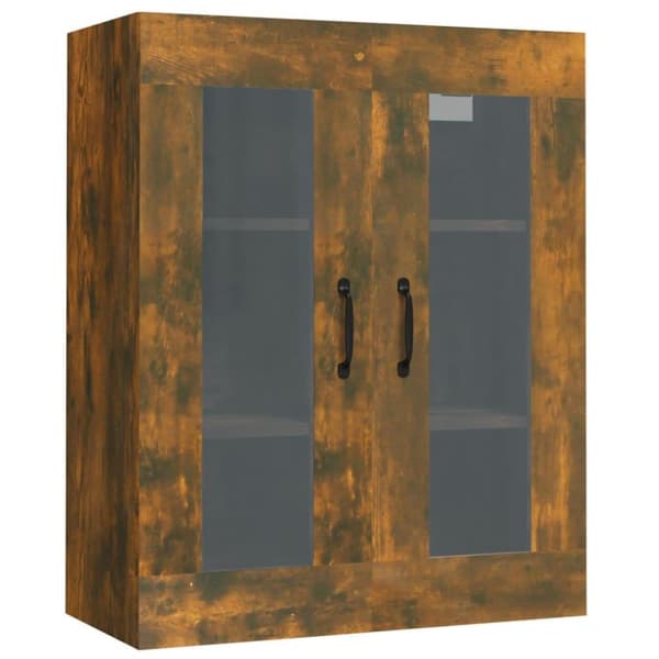 vidaXL vægskab 69,5x34x90 cm røget egetræsfarve