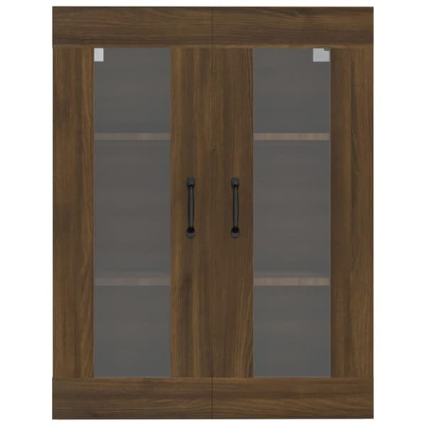 vidaXL vægskab 69,5x34x90 cm brun egetræsfarve