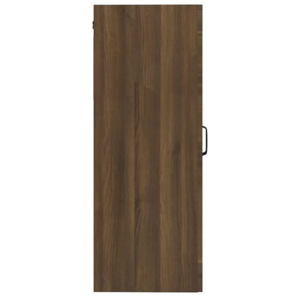 vidaXL vægskab 69,5x34x90 cm brun egetræsfarve