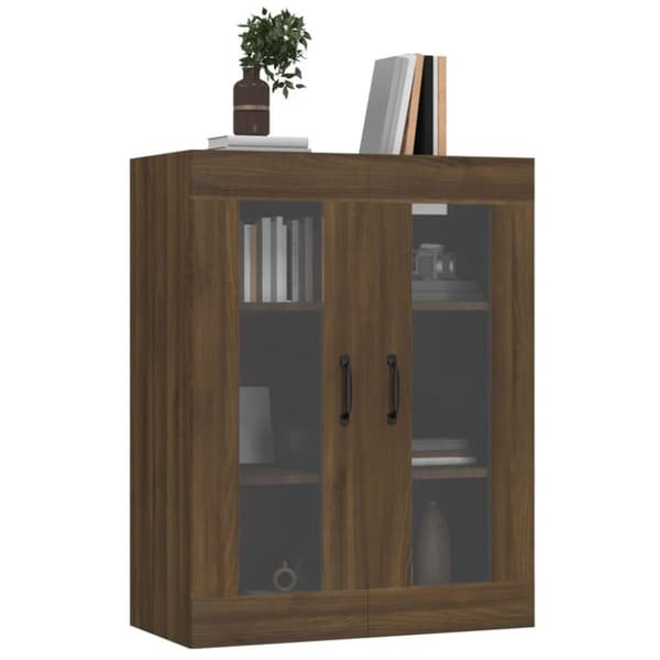vidaXL vægskab 69,5x34x90 cm brun egetræsfarve