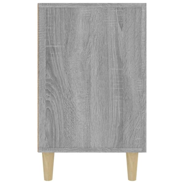 vidaXL skænk 100x36x60 cm konstrueret træ grå sonoma-eg