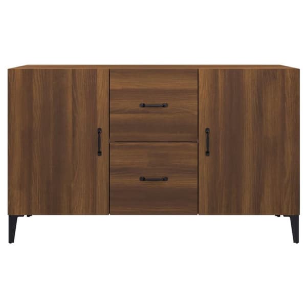 vidaXL skænk 100x36x60 cm konstrueret træ brun egetræsfarve