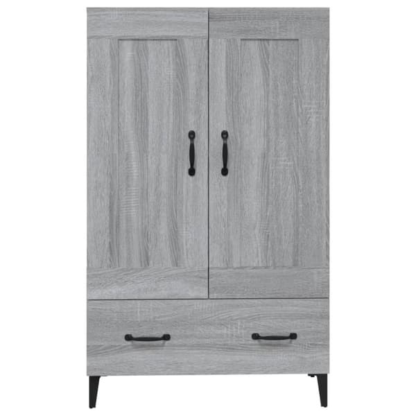 vidaXL skab 70x31x115 cm konstrueret træ grå sonoma-eg