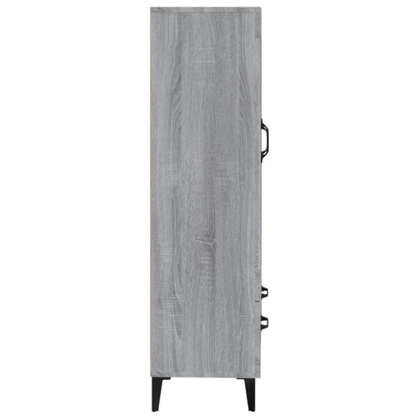 vidaXL skab 70x31x115 cm konstrueret træ grå sonoma-eg