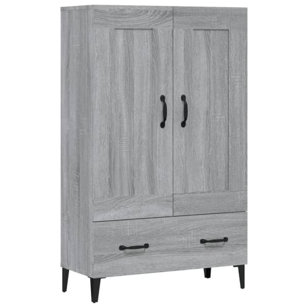 vidaXL skab 70x31x115 cm konstrueret træ grå sonoma-eg