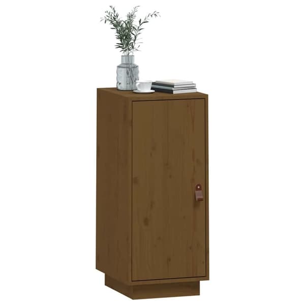 vidaXL Senkki hunajanruskea 34x40x75 cm täysi mänty