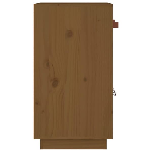 vidaXL Senkki hunajanruskea 65,5x40x75 cm täysi mänty