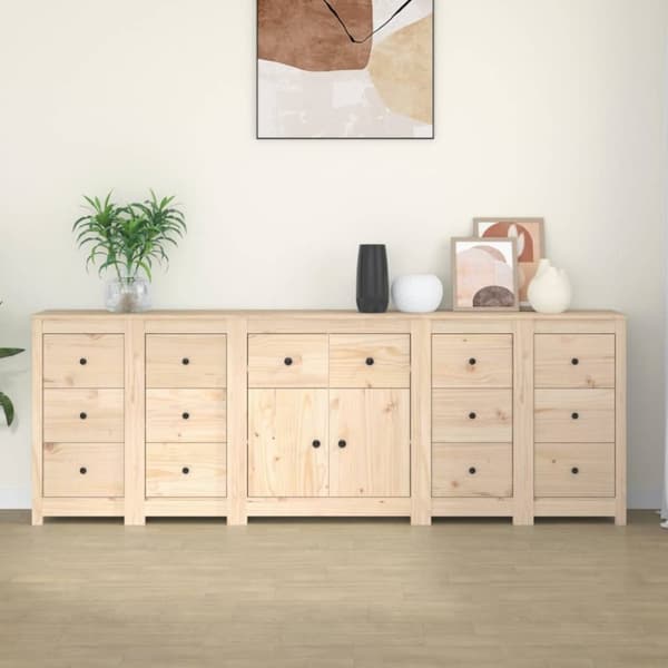 vidaXL Senkki 230x35x80 cm täysi mänty