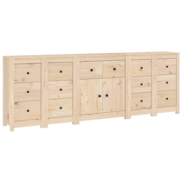 vidaXL Senkki 230x35x80 cm täysi mänty
