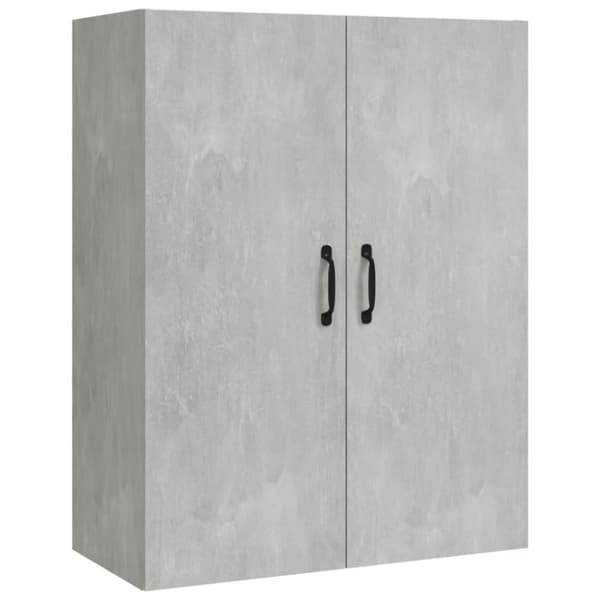 vidaXL højskab 70x34x180 cm konstrueret træ betongrå