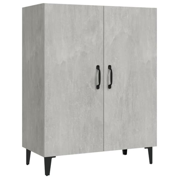 vidaXL højskab 70x34x180 cm konstrueret træ betongrå