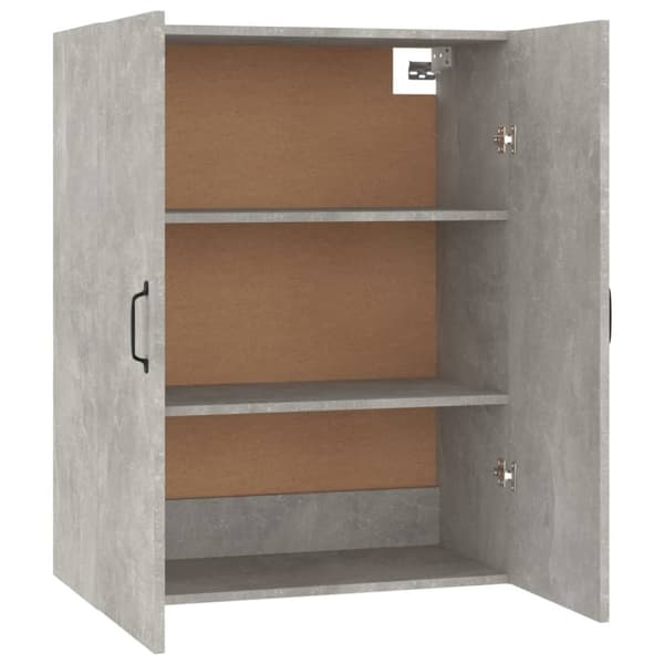 vidaXL højskab 69,5x32,5x180 cm konstrueret træ betongrå