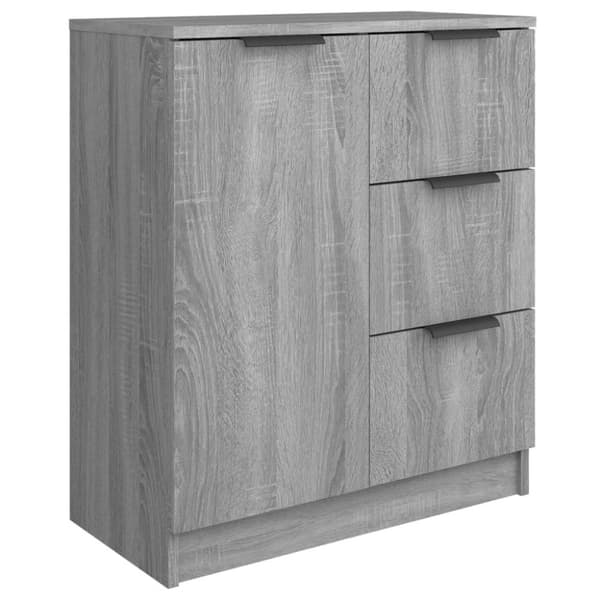 vidaXL Senkit 2 kpl harmaa Sonoma 60x30x70 cm tekninen puu