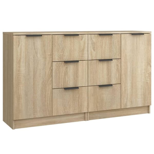 vidaXL Senkit 2 kpl Sonoma-tammi 60x30x70 cm tekninen puu