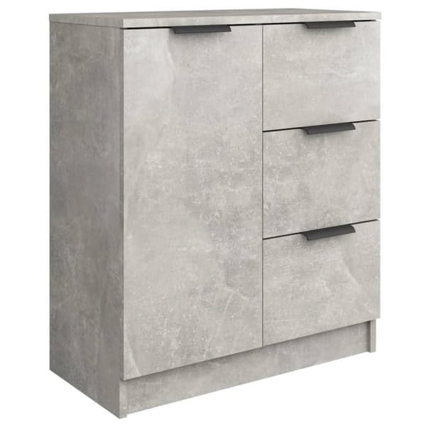vidaXL Senkit 2 kpl betoninharmaa 60x30x70 cm tekninen puu