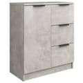 Pikkukuva 5 / 10: vidaXL Senkit 2 kpl betoninharmaa 60x30x70 cm tekninen puu