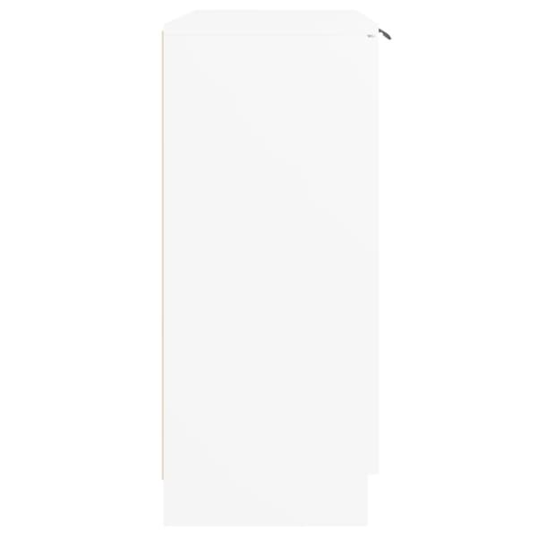 vidaXL Skjenk hvit 60x30x70 cm konstruert tre