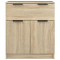 Miniatyrbilde 5 av 10: vidaXL Skjenk sonoma eik 60x30x70 cm konstruert tre