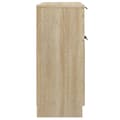 Miniatyrbilde 10 av 10: vidaXL Skjenk sonoma eik 60x30x70 cm konstruert tre