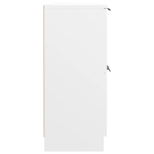 vidaXL Skänk vit 60x30x70 cm konstruerat trä