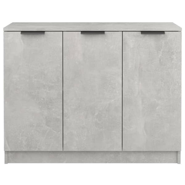 vidaXL Byrå betonggrå 90,5x30x70 cm konstruerat trä