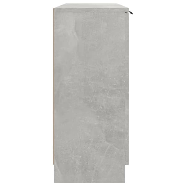 vidaXL Byrå betonggrå 90,5x30x70 cm konstruerat trä