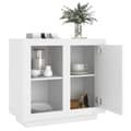 Miniatyrbilde 4 av 11: vidaXL Skjenk hvit 80x40x75 cm