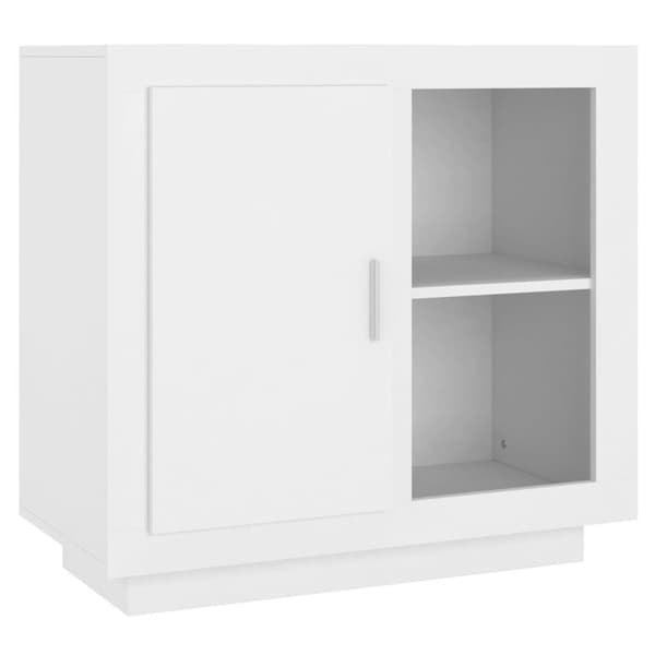 vidaXL Skjenk hvit 80x40x75 cm