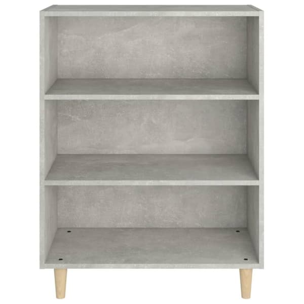 vidaXL Skänk betonggrå 69,5x32,5x90 cm konstruerat trä