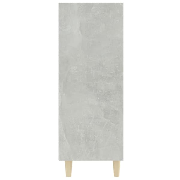 vidaXL Skänk betonggrå 69,5x32,5x90 cm konstruerat trä