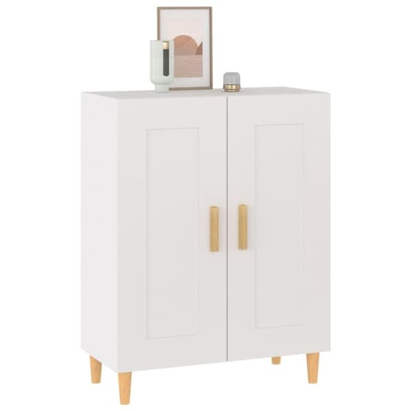 vidaXL Skåp vit 69,5x34x90 cm konstruerat trä
