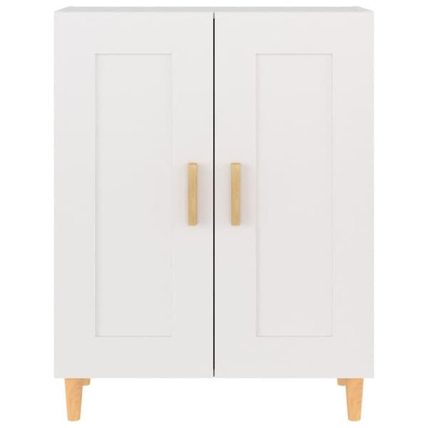 vidaXL Skåp vit 69,5x34x90 cm konstruerat trä