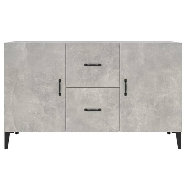 vidaXL Skänk betonggrå 100x36x60 cm konstruerat trä