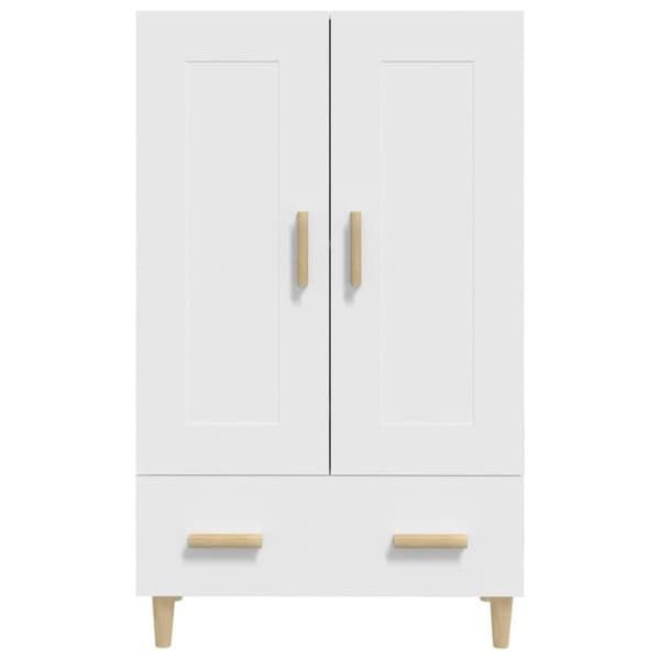 vidaXL Highboard hvit 70x31x115 cm konstruert tre