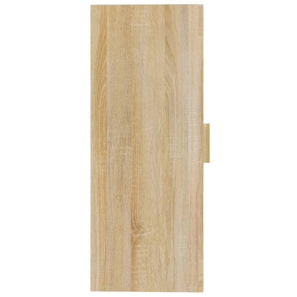 vidaXL Hengende veggskap sonoma eik 69,5x34x90 cm