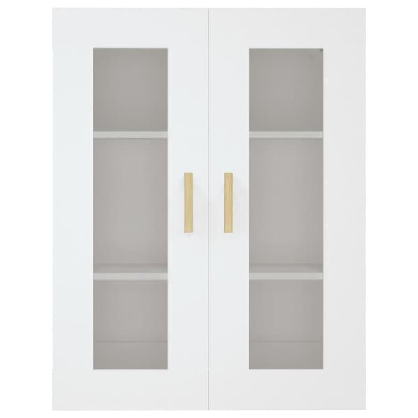 vidaXL Väggskåp vit 69,5x34x90 cm