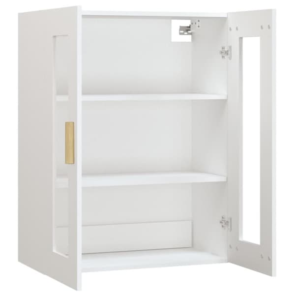 vidaXL Väggskåp vit 69,5x34x90 cm