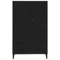 Miniatyrbilde 6 av 11: vidaXL Highboard svart 70x31x115 cm konstruert tre