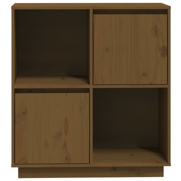 vidaXL Skjenk honningbrun 74x35x80 heltre furu