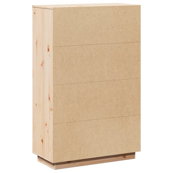 vidaXL Highboard 74x35x117 cm heltre furu