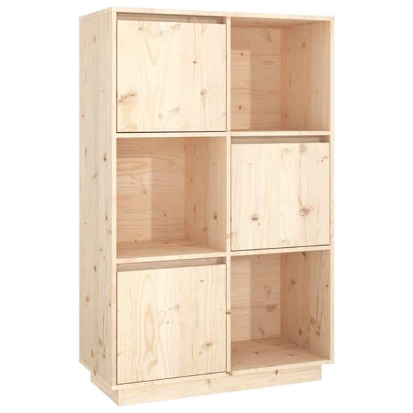 vidaXL Highboard 74x35x117 cm heltre furu