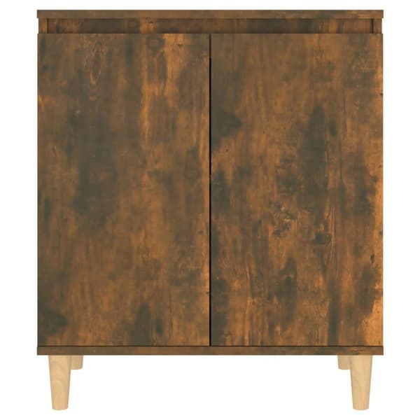 vidaXL Skåp rökfärgad ek 60x35x70 cm konstruerat trä