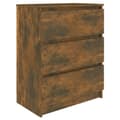 Miniatyrbilde 1 av 10: vidaXL Skjenk røkt eik 60x35x76 cm konstruert tre
